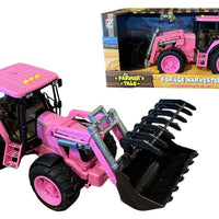 Light and Sound Forage Harvester Tractor Pink