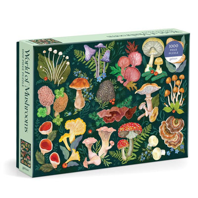 Galison - Puzzle 1000 piece World of Mushrooms