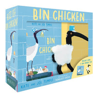 Book and Plush Toy Gift Set Bin Chicken