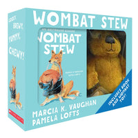 Book & Plush Toy Gift Set Wombat Stew