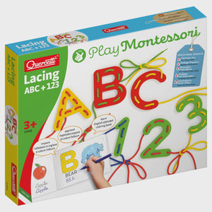 Quercetti - Lacing ABC + 123