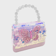 Pink Poppy - Handbag Dazzling Butterfly