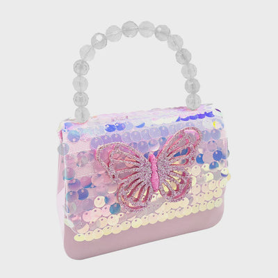 Pink Poppy - Handbag Dazzling Butterfly