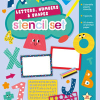 Buddy & Barney - Stencil Set Letters, Numbers and Shapes