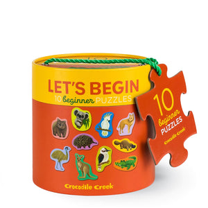 Crocodile Creek - Let's Begin 2 piece Puzzles Aussie Animals