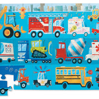 Crocodile Creek - Floor Puzzle 36 piece Vehicles