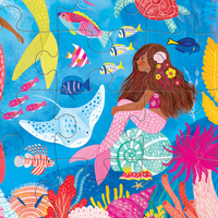 Crocodile Creek - Floor Puzzle 36 piece Mermaid Dreams