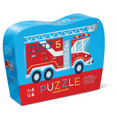 Crocodile Creek - Mini Puzzle 12 piece Fire Truck