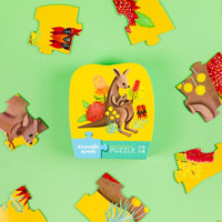 Crocodile Creek - Mini Puzzle 12 piece Kangaroo & Joey