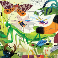 Crocodile Creek - Holographic Puzzle 50 piece Backyard Bugs