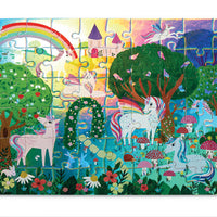 Crocodile Creek - Foil Puzzle 60 piece Sparkling Unicorn