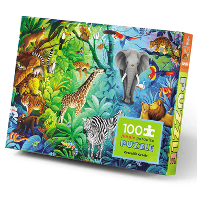 Crocodile Creek - Holographic Puzzle 100 piece Jungle Paradise