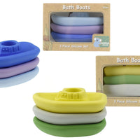 Koala Dream - Silicone Bath Boats 3 piece Assorted