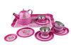 Champion - Tin Tea Set 15 piece Rose