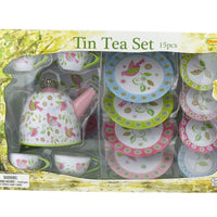 Champion - Tin Tea Set 15 piece Birds