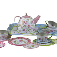 Champion - Tin Tea Set 15 piece Birds