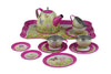 Champion - Tin Tea Set 15 piece Pink Butterfly