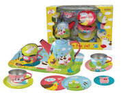 Champion - Tin Tea Set 15 piece Farm