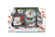 Champion - Tin Tea Set 15 piece Garden Birds