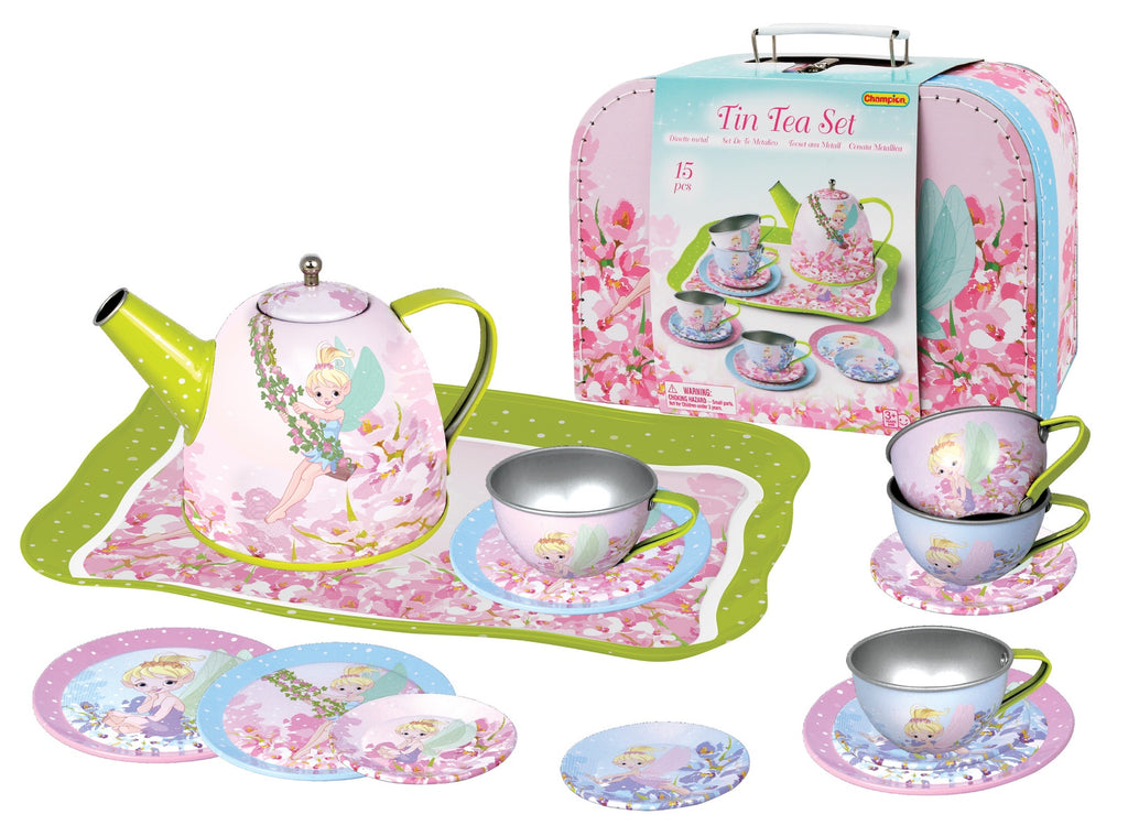 Champion - Tin Tea Set in Case Fairy