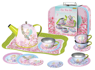 Champion - Tin Tea Set in Case Fairy