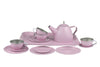 Champion - Tin Tea Set in Case Pink