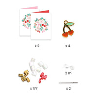 Djeco - You & Me Beads Set Tila and Cherries