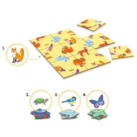 Djeco - Sologic Impossible Puzzle Animal