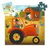 Djeco - Silhouette Puzzle 16 piece The Tractor