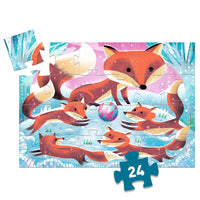 Djeco - Silhouette Puzzle 24 piece Little Fox