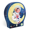 Djeco - Silhouette Puzzle 36 piece An Astronaut on the Moon