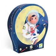 Djeco - Silhouette Puzzle 36 piece An Astronaut on the Moon