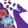 Djeco - Art Puzzle 500 piece Peacock