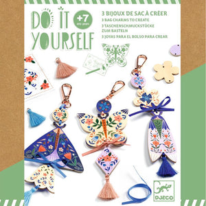 Djeco - Do It Yourself Bag Charms to Create Butterflies