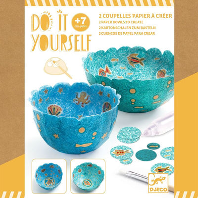 Djeco - Do It Yourself Paper Bowls to Create In the Sea