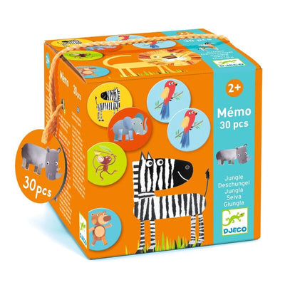 Djeco - Memo Jungle 30 piece