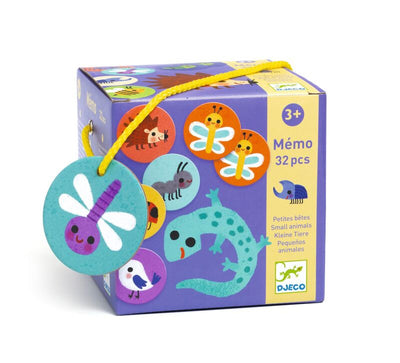 Djeco - Memo Small Animals 32 piece