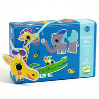 Djeco - Duo Puzzles Animals 6 puzzles