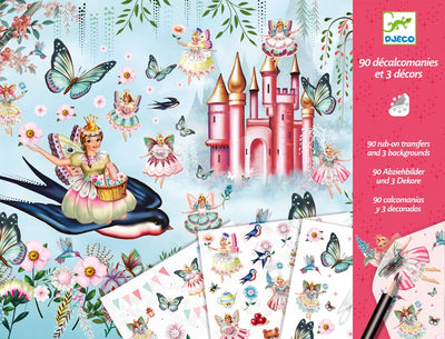 Djeco - Rub-Down Transfers In Fairyland