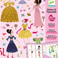 Djeco - Sticker & Paper Dolls Dresses Through the Seasons