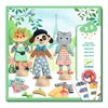 Djeco - Collage Sticker Dolls Hello Paris