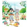Djeco - Collage Sticker Dolls Hello Paris
