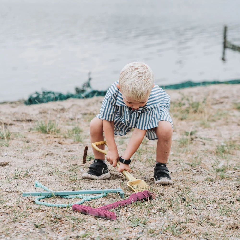 Dantoy Rake Dantoy - Blue Marine Sand Drill, Shovel & Rake Set | Little Wishes Toys ...