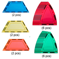 Learn & Grow Toys - Magnetic Tiles Dome Pack 18 piece