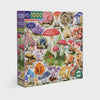 Eeboo - Puzzle 1000 piece Bountiful Mushrooms
