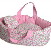 Egmont - Soft Carry Cot Large Pink Flowers