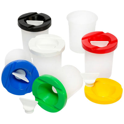 EC - Premium Safety Paint Pot Set 6 piece