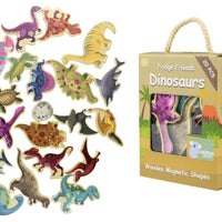 Kaper Kidz - Fridge Friends Wooden Magnetic Shapes Dinosaurs