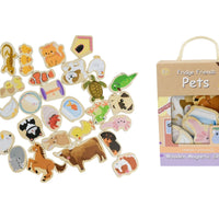 Kaper Kidz - Fridge Friends Wooden Magnetic Shapes Pets