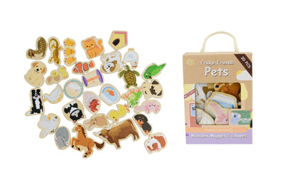 Kaper Kidz - Fridge Friends Wooden Magnetic Shapes Pets